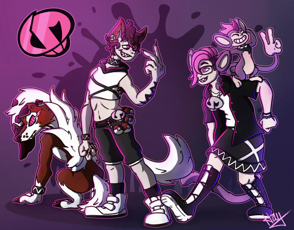 My partner and I as Team Skull admins